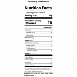 Strawberry Sea Moss Gel