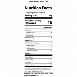 Matcha Sea Moss Gel