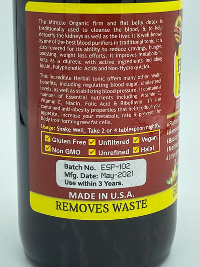 Organic Firm and Flat Belly