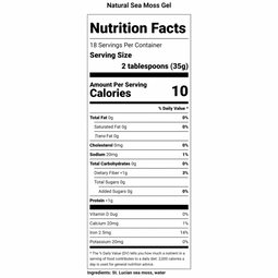 Natural Sea Moss Gel