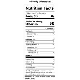 Blueberry Sea Moss Gel